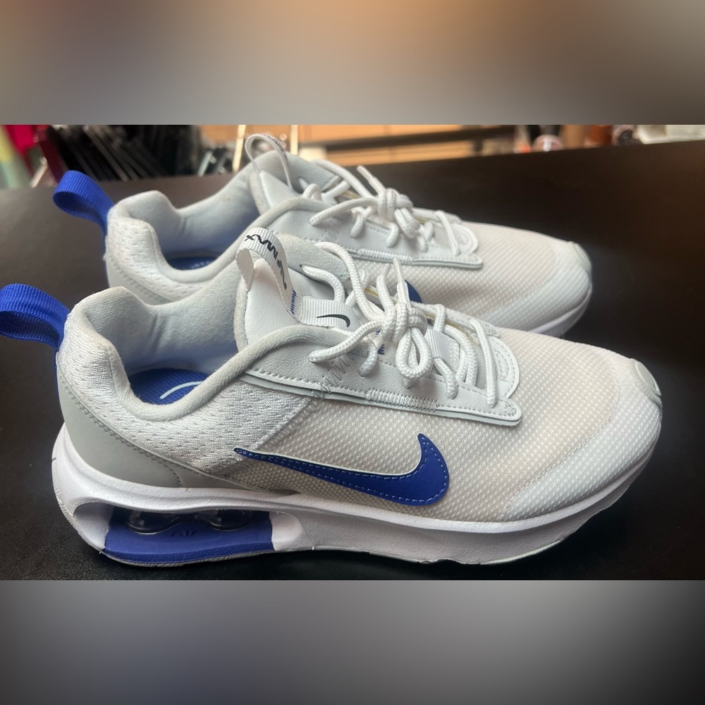 Nike Air Max Interlock Lite White Lapis Blue Running Shoes Women’s Size 5.5 - Picture 5 of 5